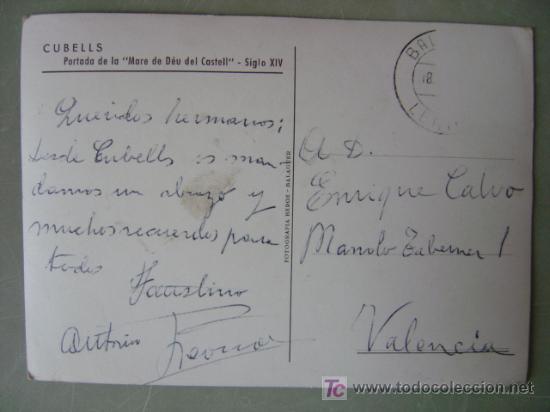 Postales: CUBELLS (LLEIDA) - Foto 2