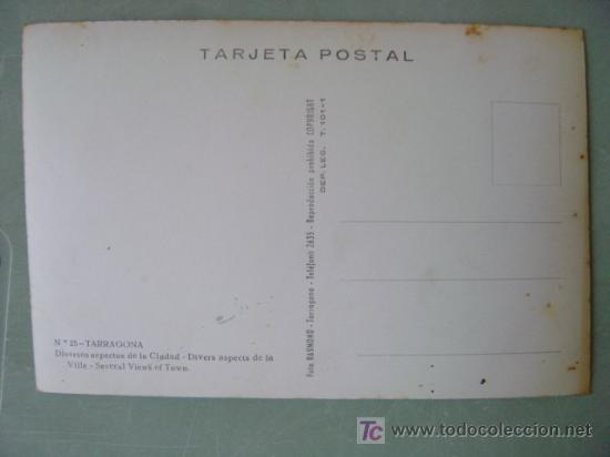 Postales: TARRAGONA - Foto 2