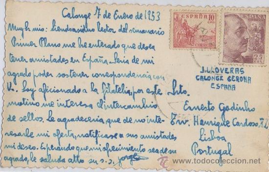 Postales: POSTAL DE CALONGE VISTA GENERAL GERONA - Foto 2