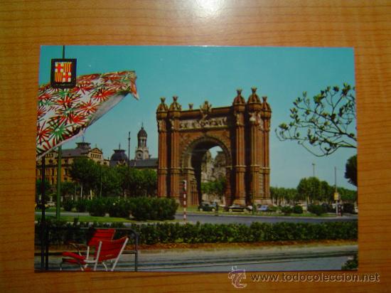 Postales: POSTA&Ntilde; BARCELONA ARCO DE TRIUNFO SIN CIRCULAR - Foto 1