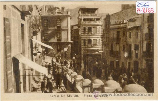 Postkarten: (PS-8165)POSTAL DE POBLA DE SEGUR(LLEIDA)-PLAZA MERCADO