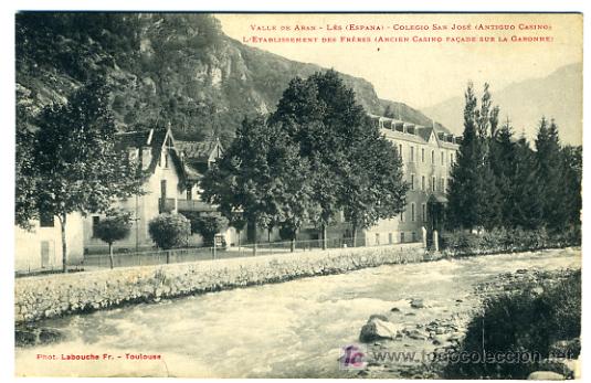 Postales: VALLE DE ARAN , LERIDA , LES , COLEGIO SAN JOSE, P26815