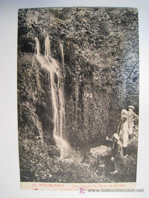 Postales: MONTBLANCH: SALT AIGUA DEL BOSC DE LA VALL. POSTAL - Foto 1