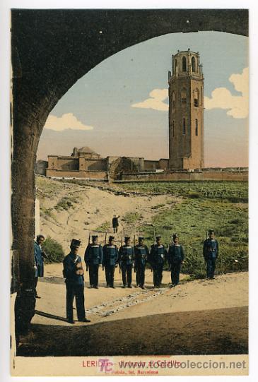 Postales: LERIDA , ENTRADA AL CASTILLO , P27346