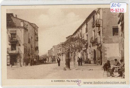 Postkarten: (PS-8232)POSTAL DE GANDESA-VIA ARAGON