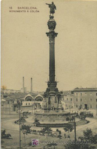 Postales: BARCELONA . MONUMENTO A COL&Oacute;N P70 - Foto 1