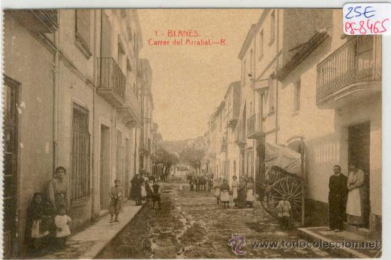 Postkarten: (PS-8465)POSTAL DE BLANES-CARRER DEL ARRABAL
