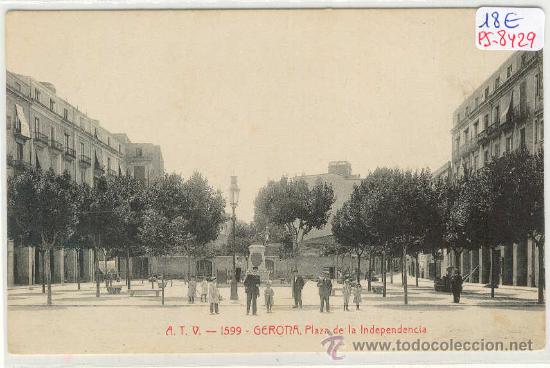 Postkarten: (PS-8429)POSTAL DE GERONA-PLAZA DE LA INDEPENDENCIA