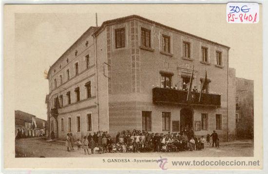 Postkarten: (PS-8401)POSTAL DE GANDESA-AYUNTAMIENTO