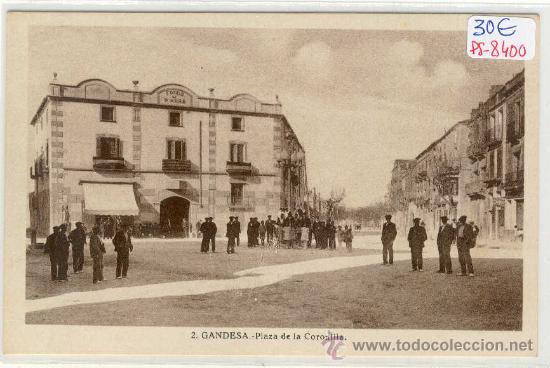 Postkarten: (PS-8400)POSTAL DE GANDESA-PLAZA DE LA CORONILLA