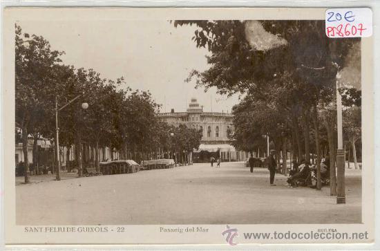 Postkarten: (PS-8607)POSTAL FOTOGRAFICA DE SANT FELIU DE GUIXOLS-PASSEIG DEL MAR