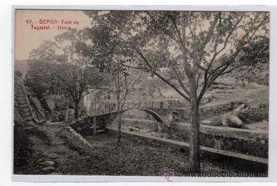 Postales: 40 BERGA - FONT DE TAGASTET - HUCH - Foto 1