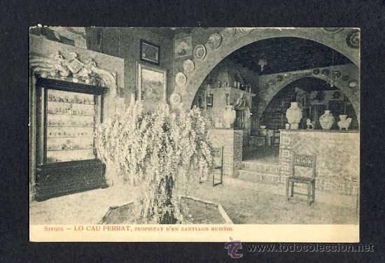 Postales: Postal de SITGES (Barcelona):El Cau Ferrat (Thomas) - Foto 1