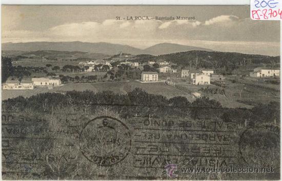 Postcards: (PS-8704)POSTAL DE LA ROCA-BARRIADA MASCARO