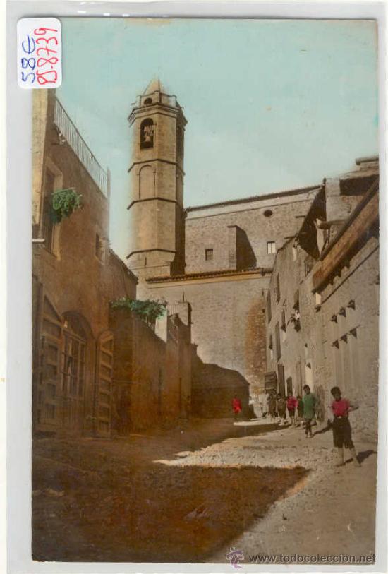 Postkarten: (PS-8739)POSTAL FOTOGRAFICA COLOREADA DE CERVIA(LLEIDA)-CALLE DEL RIO