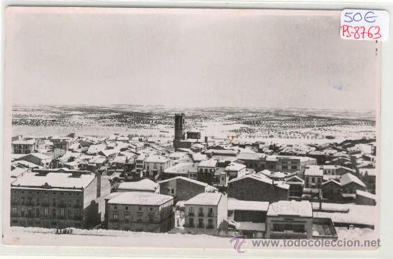 Postkarten: (PS-8763)POSTAL FOTOGRAFICA DE TARREGA(LLEIDA)-VISTA PARCIAL NEVADA
