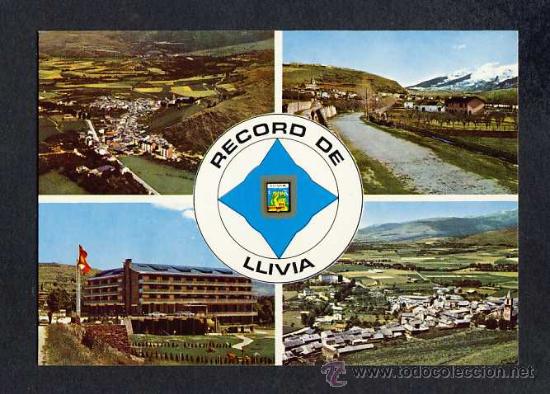 Postales: Postal de LLIVIA (Girona): 4 vistes (Ed.Iscla num.1)