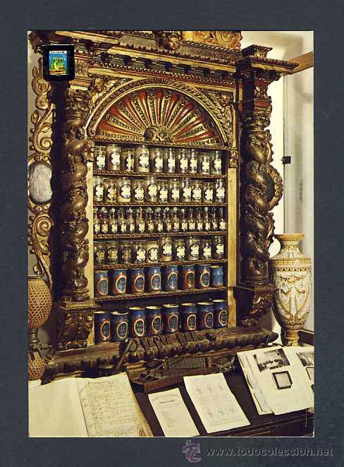Postales: Postal de LLIVIA (Girona): Detall de la Farmacia (Escudo de Oro num.7)