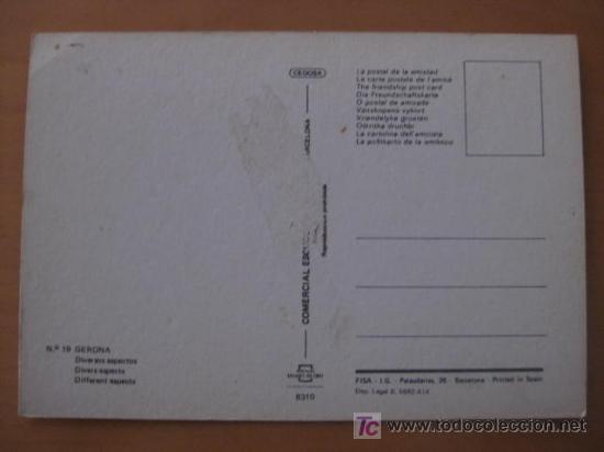 Postales: GERONA. - Foto 2