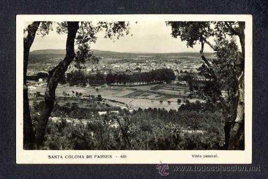 Postales: Postal de SANTA COLOMA DE FARNERS (Girona): Vista general (num.658)