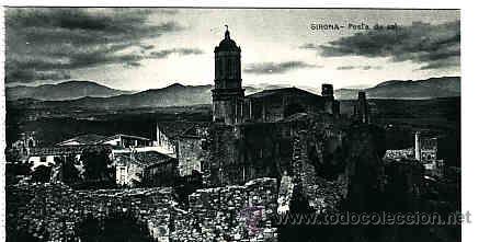 Postales: POSTAL DE GIRONA  POSTA DE SOL - Foto 1
