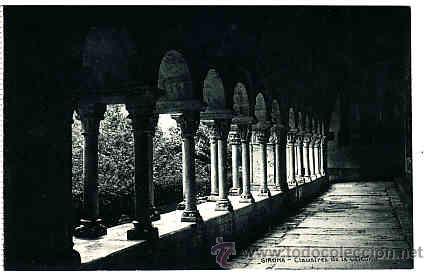 Postales: POSTAL DE GIRONA  CLAUSTRES DE LA CATEDRAL - Foto 1