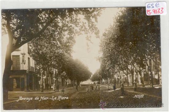 Postcards: (PS-9033)POSTAL FOTOGRAFICA DE ARENYS DE MAR-LA RIERA