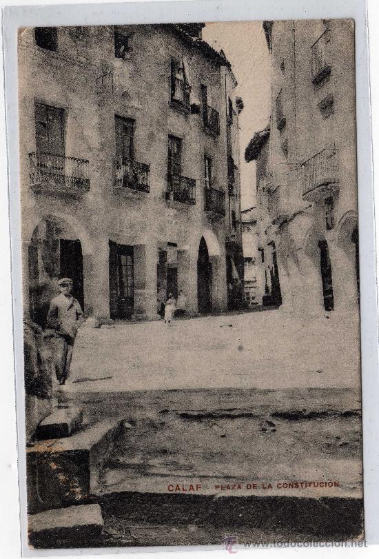 Postales: CALAF - PLAZA DE LA CONSTITUCION - Foto 1