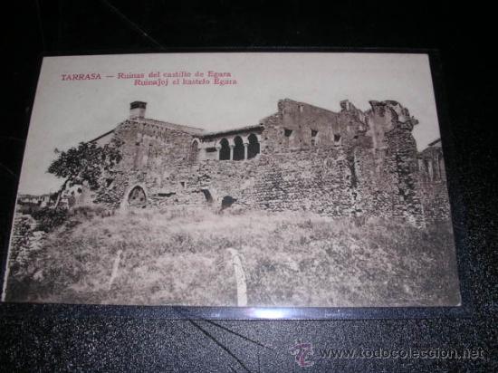 Postales: TARRASA - RUINAS DEL CASTILLO DE EGARA - Foto 1