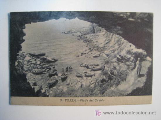 Postales: TOSSA MAR: PLATJA DEL CODOLA (9) - Foto 1