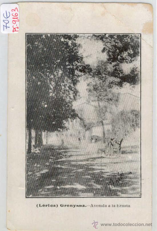Postcards: (PS-9163)POSTAL DE GRENYANA(LLEIDA)-AVENIDA DE LA ERMITA