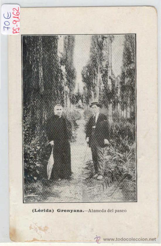 Postcards: (PS-9162)POSTAL DE GRENYANA(LLEIDA)-ALAMEDA DEL PASEO