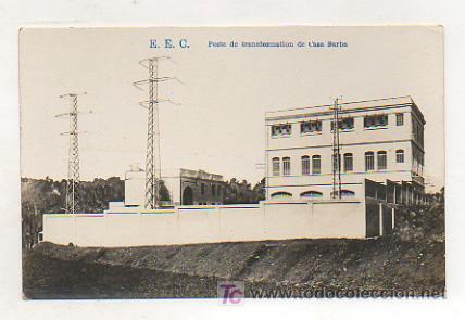 Postales: E. E. C. POSTE DE TRANSFORMACI&Oacute;N DE CASA BARBA. (POSTAL FOTOGR&Aacute;FICA).