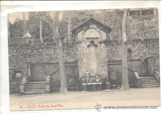 Postales: OLOT FONT DE SANT ROC THOMAS EDICIO E ARQUES - Foto 1