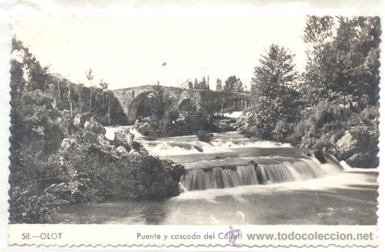 Postales: OLOT PUENTE Y CASCADA DEL COLLELL - Foto 1