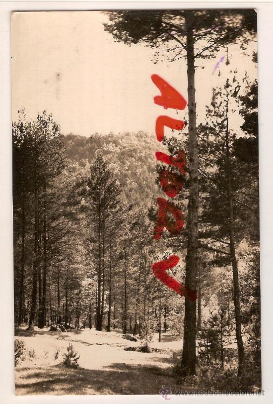 Postales: ANTIGUA POSTAL AGUAS DE RIBAS BALNEARIO MONTAGUT COMERCIAL PRAT CIRCULADA