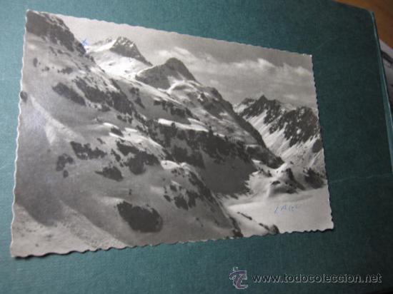 Postales: LERIDA VALLE DE ARAN - LAGO DE CAP  DE PROT-FOTOGRAFICA DE  EDI GARRABELLA N&ordm; 42 - ESCRITA REVERSO
