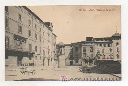 Postales: VICH. PLASSA DE LA CATEDRAL. (THOMAS 1039) VIC. - Foto 1