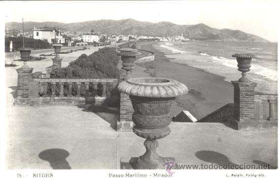 Postales: SITGES PASEO MARITIMO ROISIN - Foto 1