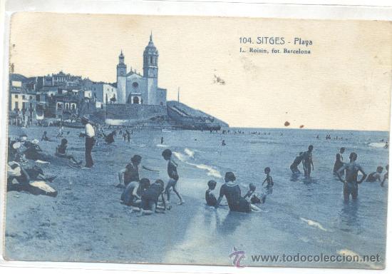 Postales: SITGES PLAYA ROISIN - Foto 1