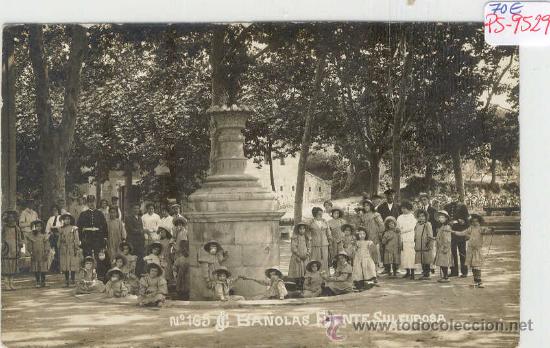 Postkarten: (PS-9529)POSTAL FOTOGRAFICA DE BA&Ntilde;OLAS-FUENTE SULFUROSA