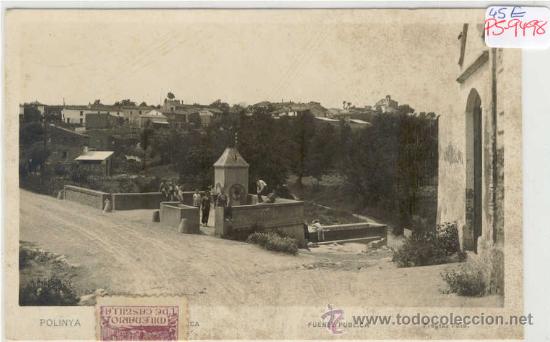Postcards: (PS-9498)POSTAL FOTOGRAFICA DE POLINYA-FUENTE PUBLICA