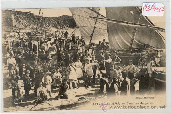 Postkarten: (PS-9487)POSTAL DE LLORET DE MAR-ESCENAS DE PESCA