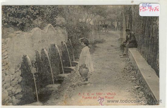 Postkarten: (PS-9478)POSTAL DE VALLS-FUENTE DE MAS MIQUEL