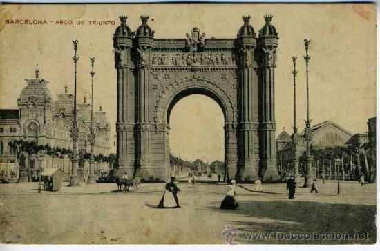 Postales: Barcelona. Arco de Triunfo - Foto 1