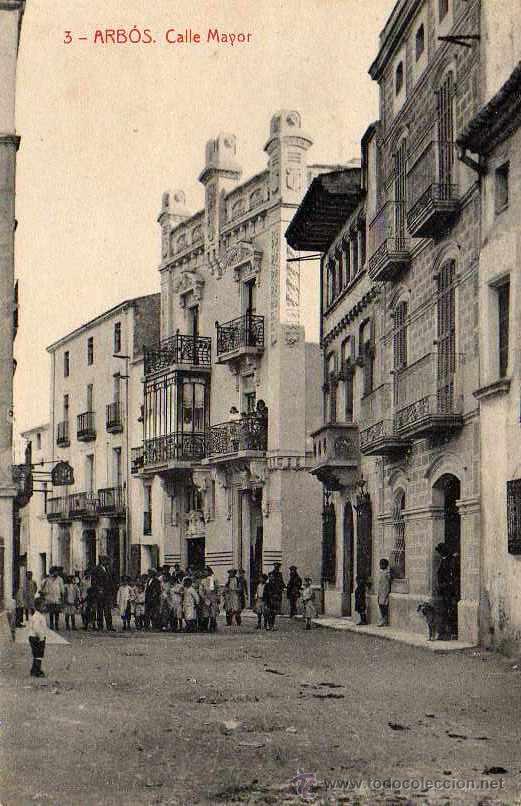 Postales: POSTAL ARBOS - CALLE MAYOR - Foto 1