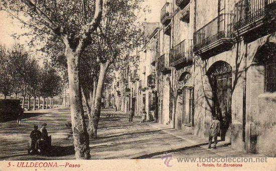 Postales: POSTAL ULLDECONA - PASEO - Foto 1