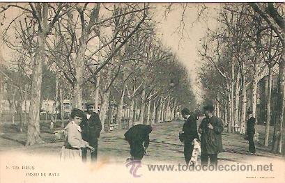 Postales: POSTAL REUS PASEO DE MATA - Foto 1
