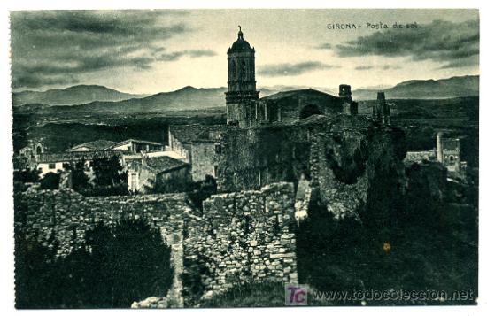 Postales: GERONA, PUESTA DE SOL,        P25114 - Foto 1