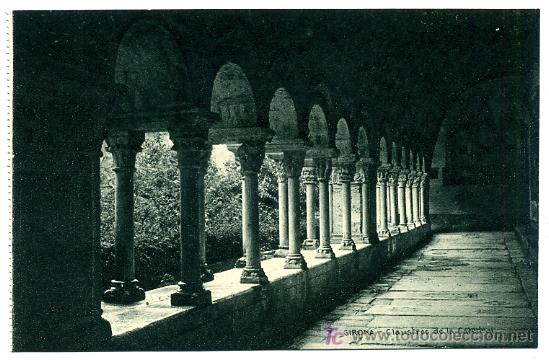 Postales: GERONA, CLAUSTROS DE LA CATEDRAL,        P25134 - Foto 1